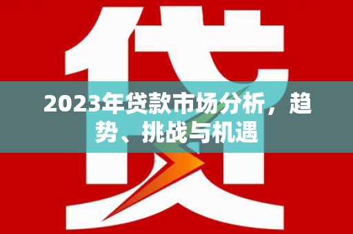 永宁2023年贷款市场分析，趋势、挑战与机遇