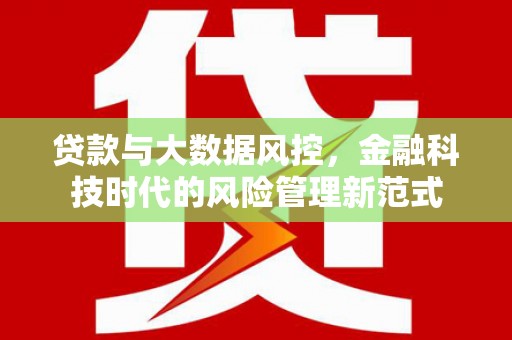 永宁贷款与大数据风控，金融科技时代的风险管理新范式