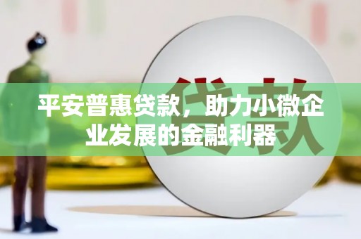 永宁平安普惠贷款，助力小微企业发展的金融利器