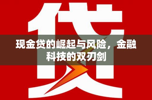 永宁现金贷的崛起与风险，金融科技的双刃剑