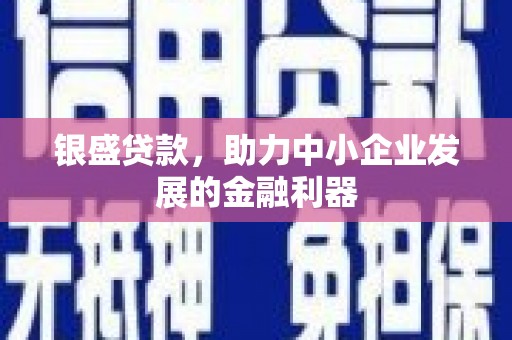永宁银盛贷款，助力中小企业发展的金融利器