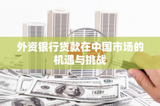 永宁外资银行贷款在中国市场的机遇与挑战