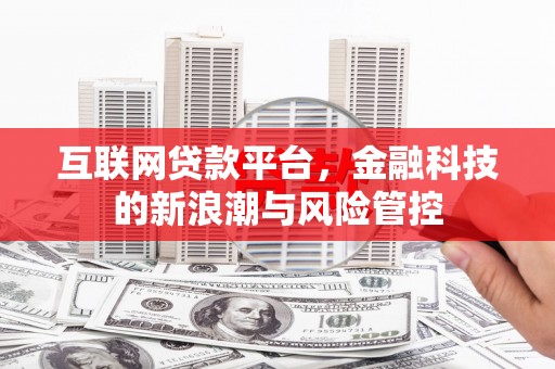 永宁互联网贷款平台，金融科技的新浪潮与风险管控