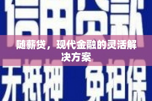 永宁随薪贷，现代金融的灵活解决方案