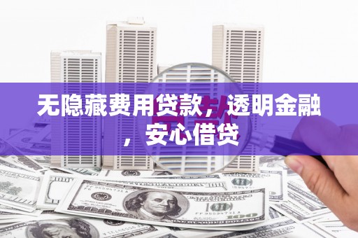 永宁无隐藏费用贷款，透明金融，安心借贷