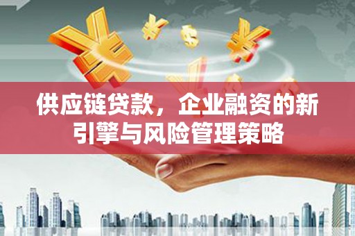 永宁供应链贷款，企业融资的新引擎与风险管理策略