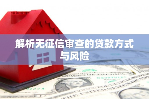 永宁解析无征信审查的贷款方式与风险