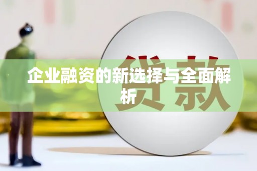 永宁企业融资的新选择与全面解析