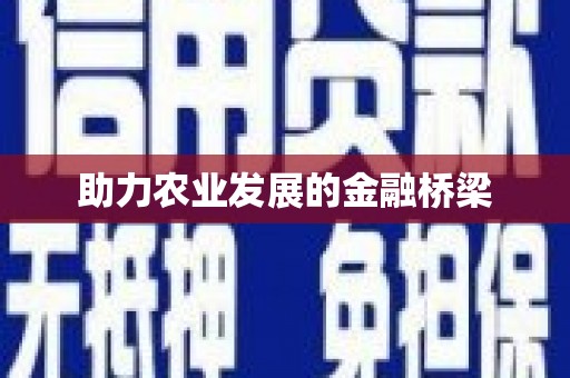 永宁助力农业发展的金融桥梁